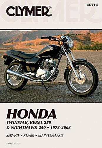 Honda Twinstar, Rebel 250 Nighthawk 250 1978-2003 (clymer Motorcycle Repair)
Honda Twinstar, Rebel 250 Nighthawk 250 1978-2003 (clymer Motorcycle Repair)