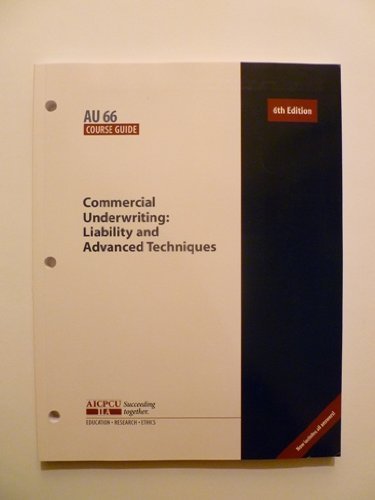 Aicpcu Ins 21 Course Guide Property and Liability Insurance Principles 4th Edition