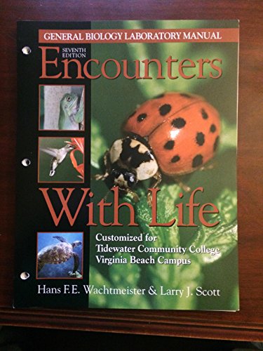 Encounters With Life: General Biology Laboratory Manual