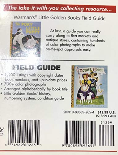 Warmans Little Golden Books Field Guide: Values and Identification (Warmans Field Guide)