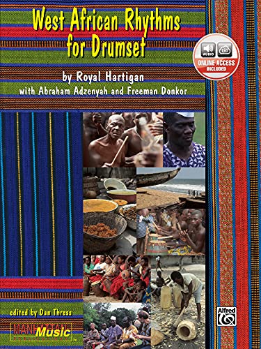 West African Rhythms for Drumset - includes CD