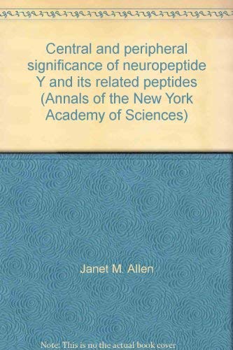 Central & Peripheral Significance of Neuropeptide Y & Its Related Pepetides