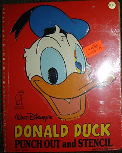 Walt Disney's Donald Duck Punch Out And Stencil.