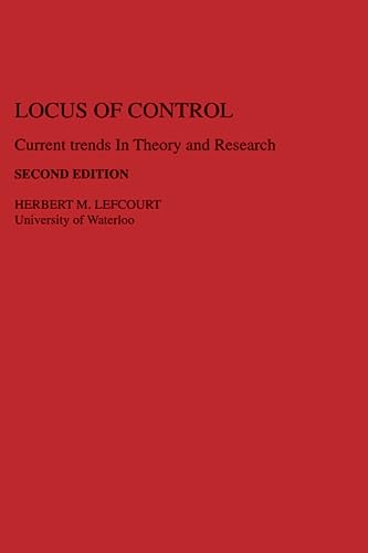 Locus of Control: Current Trends in Theory & Research (Second Edition)
