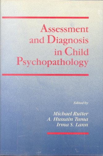 Assessment and Diagnosis in Child Psychopathology