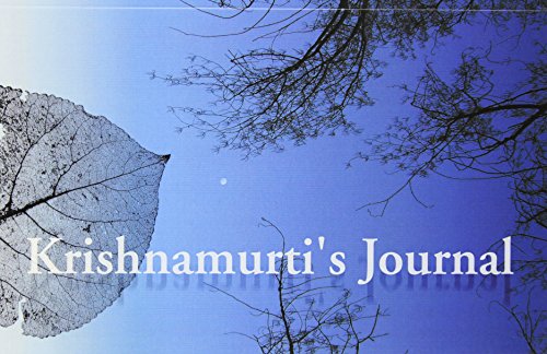Krishnamurti's Journal (New edition)