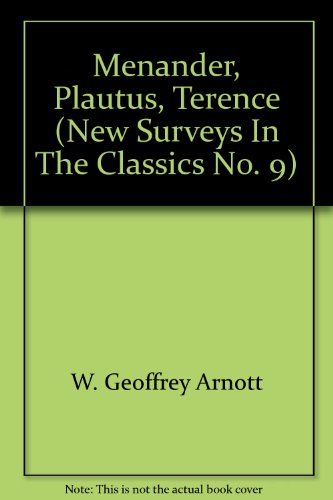 MENANDER, PLAUTUS AND TERENCE