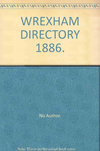 Wrexham Directory 1886