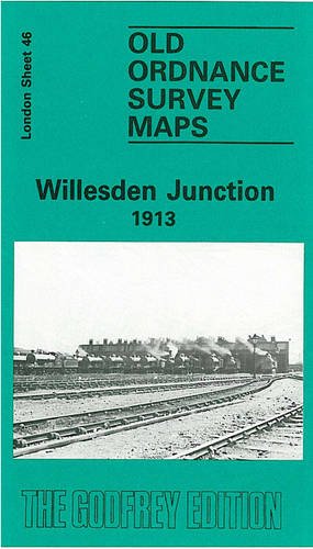 Old Ordnance Survey Maps Willesen Junction 1913 London Sheet 46