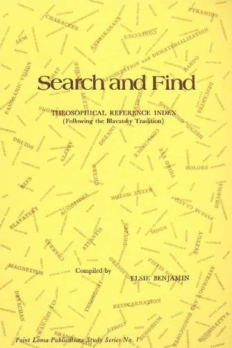 Search and Find: Theosophical Reference Index (Following the Blavatsky Tradition)