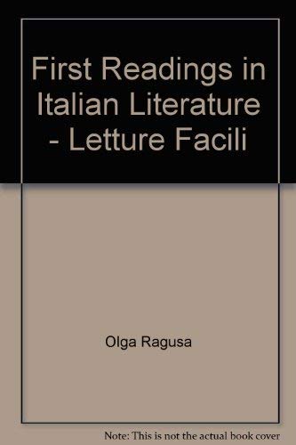 First Readings in Italian Literature - Letture Facili