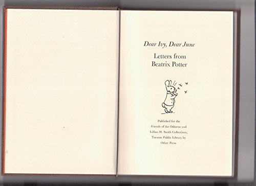 Dear Ivy, Dear June: Letters from Beatrix Potter
