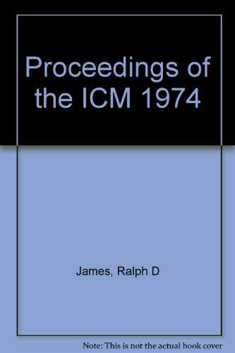 Proceedings of the ICM 1974