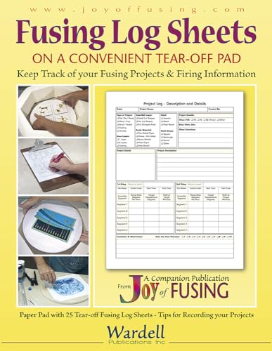 Fusing Log Sheets : 25 Pre-printed Sheets on a Convenient Tear-off Pad