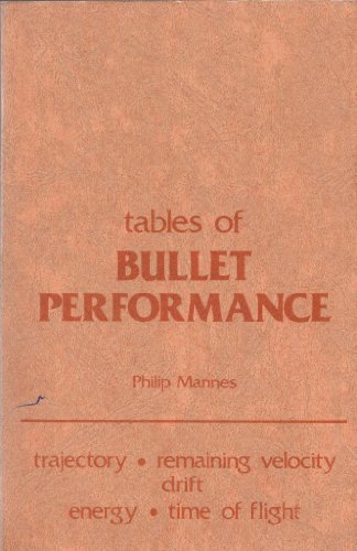 Tables of Bullet Performance