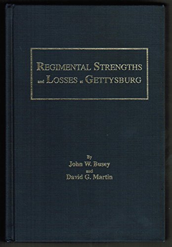 Regimental Strengths and Losses at Gettysburg