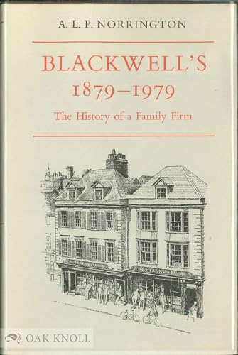 Blackwell's 1879-1979. The History of a Family Firm.