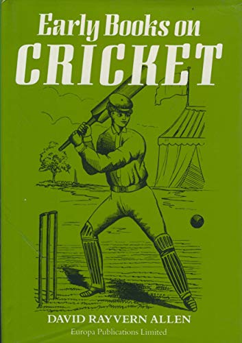 Early Books on Cricket
