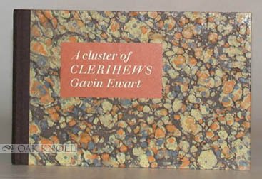 A Cluster of Clerihews: Poems SIGNED NUMBERED EDITION