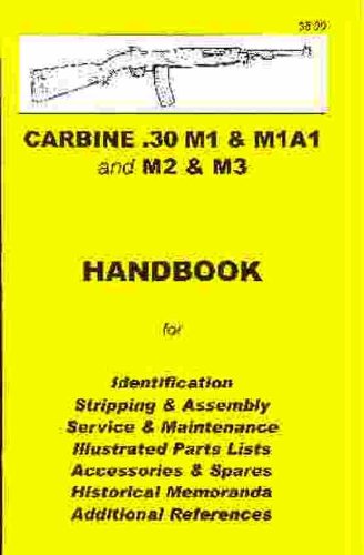 M1 Carbine .30 M1, M1a1, M2 & M3 Assembly, Disassembly Manual