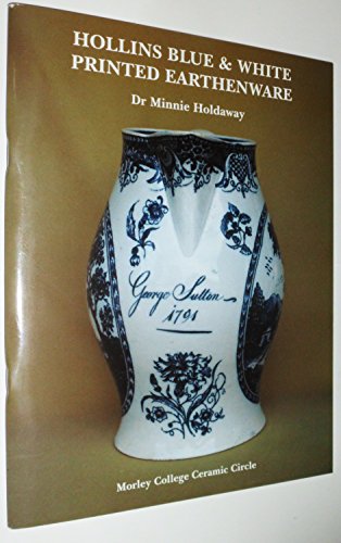 HOLLINS BLUE & WHITE PRINTED EARTHENWARE