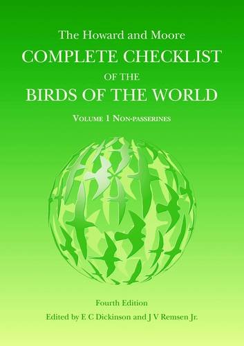 Complete Checklist of the Birds of the World, Vol. 1: Non-passerines