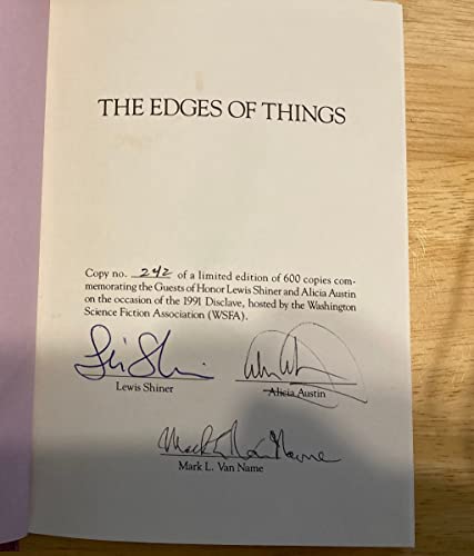 The Edges of Things (Limited Edition, Numbered, Slipcased, and Autographed)