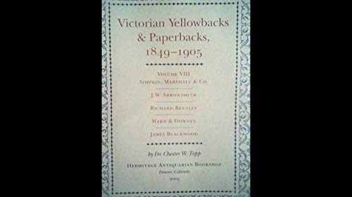 Victorian Yellowbacks & Paperbacks, 1849-1905