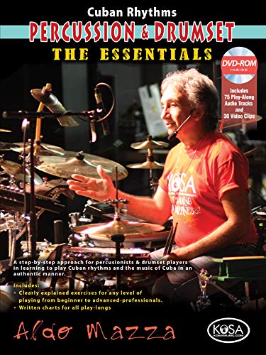 Cuban Rhythms for Percussion & Drumset: The Essentials (Book & DVD-ROM)
