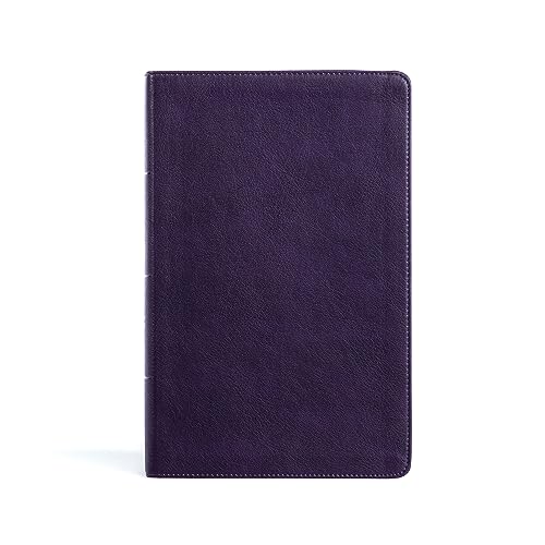 CSB Single-Column Personal Size Bible, Plum LeatherTouch, Black Letter, Presentation Page, Full-Color Maps, Easy-to-Read Bible Serif Type
CSB Single-Column Personal Size Bible, Plum LeatherTouch, Black Letter, Presentation Page, Full-Color Maps, Easy-to-Read Bible Serif Type