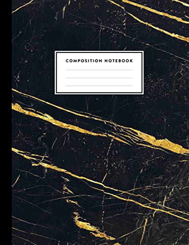 Composition Notebook: Black Marble and Gold, Composition Book for Girls, Kids, School, Students and Teachers (College Ruled 8.5 x 11, 100 pages)
Composition Notebook: Black Marble and Gold, Composition Book for Girls, Kids, School, Students and Teachers (College Ruled 8.5 x 11, 100 pages)