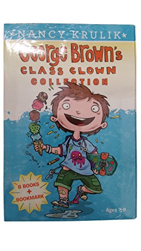 George Brown's Class clown collection, 8 book collection by Nancy Krulik