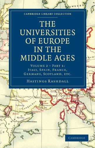 Universities of Europe in the Middle Ages, Vol. 2, Part 1