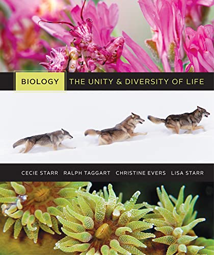 Student Interactive Workbook for Starr/Taggart/Evers/Starr's Biology: The Unity and Diversity of Life, 13th
Student Interactive Workbook for Starr/Taggart/Evers/Starr's Biology: The Unity and Diversity of Life, 13th