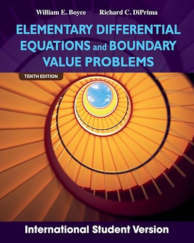 Elementary Differential Equations and Boundary Value Problems