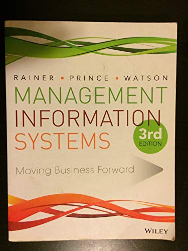 Management Information Systems : Moving Business Forward 3e