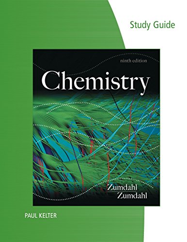 

Study Guide for Zumdahl/Zumdahl's Chemistry, 9th