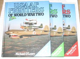 USAAF FIGHTERS OF WORLD WAR TWO: In Action; 3 Volume Set