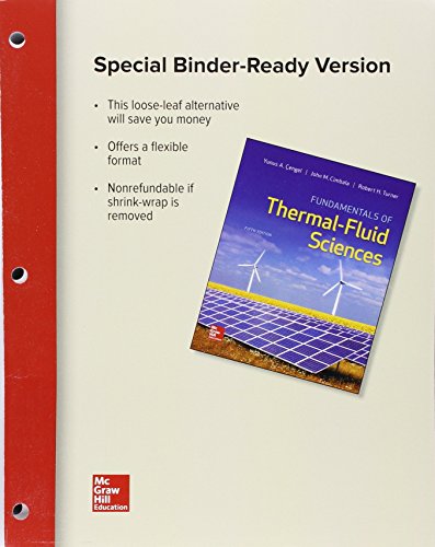 Loose Leaf for Fundamentals of Thermal-Fluid Sciences