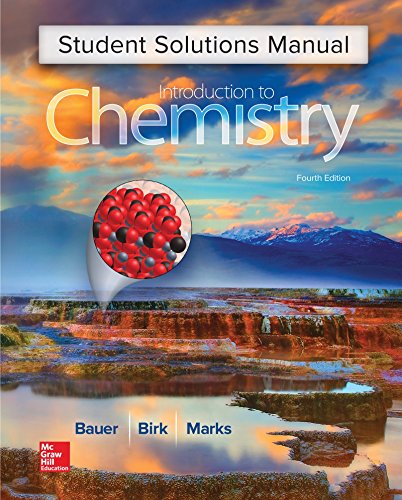 Student Solutions Manual for Introduction to Chemistry