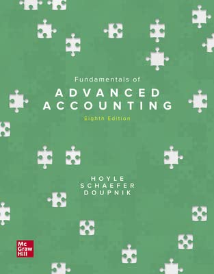 Gen Combo Ll Fundamentals of Advanced Accounting; Connect Access Card