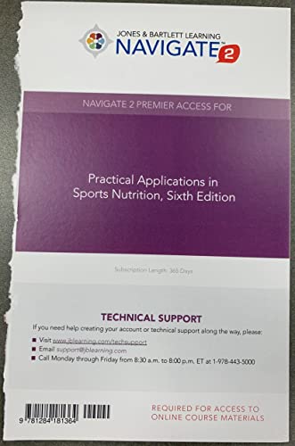 Navigate 2 Premier Access for Practical Applications in Sports Nutrition