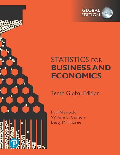 Statistics For Business And Economics, Global Edition 10 ed