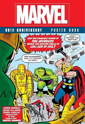 Marvel 80th Anniversary Poster Book Format: Paperback