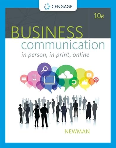 Business Communication: In Person, in Print, Online, 10th with CD-ROM