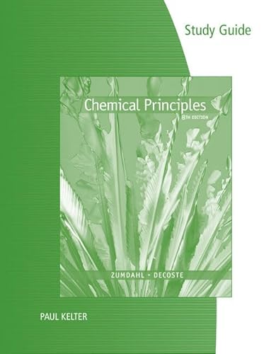 Study Guide for Zumdahl/DeCoste's Chemical Principles, 8th (Paperback)