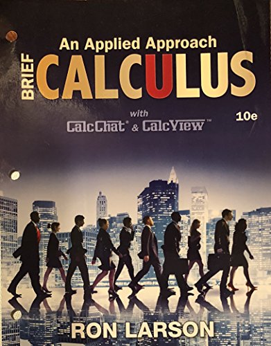 Calculus: An Applied Approach, Brief, Loose-leaf Version