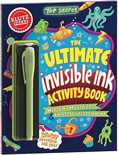 Top Secret: The Ultimate Invisible Ink Activity Book (Klutz Activity Book)
Top Secret: The Ultimate Invisible Ink Activity Book (Klutz Activity Book)