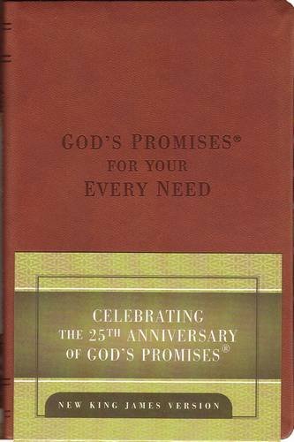 God's Promises for Your Every Need: 25th Anniversary, Deluxe Leather