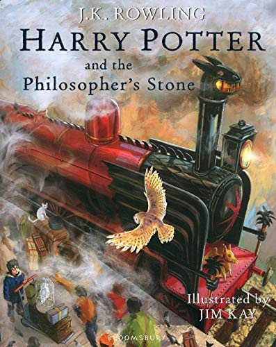 HARRY POTTER AND THE PHILOSOPHER'S STONE - ILLUSTRATED FIRST EDITION FIRST PRINTING